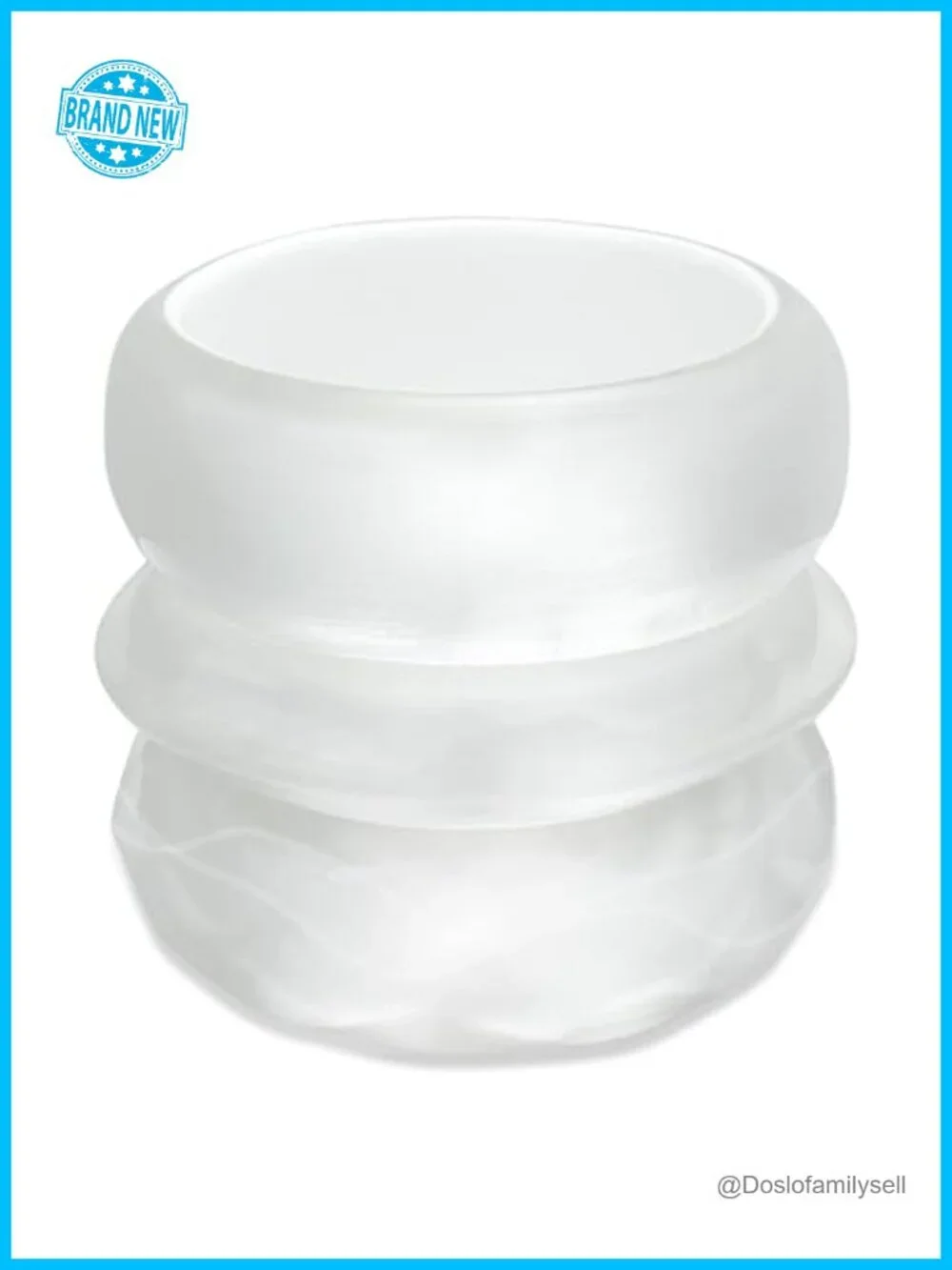 Acrylic Resin Bangle Bracelets, Oval Polished-Finish Chunky Wristbands,
